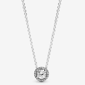 Pandora halo necklace